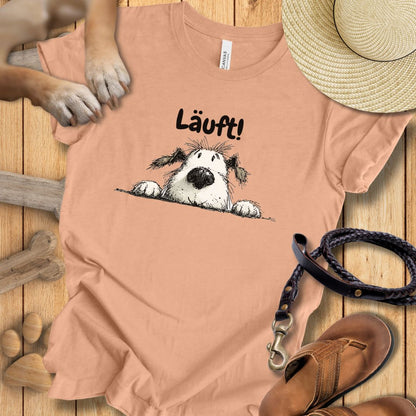 Läuft! - T-Shirt Unisex Modern Fit Weich & Leicht