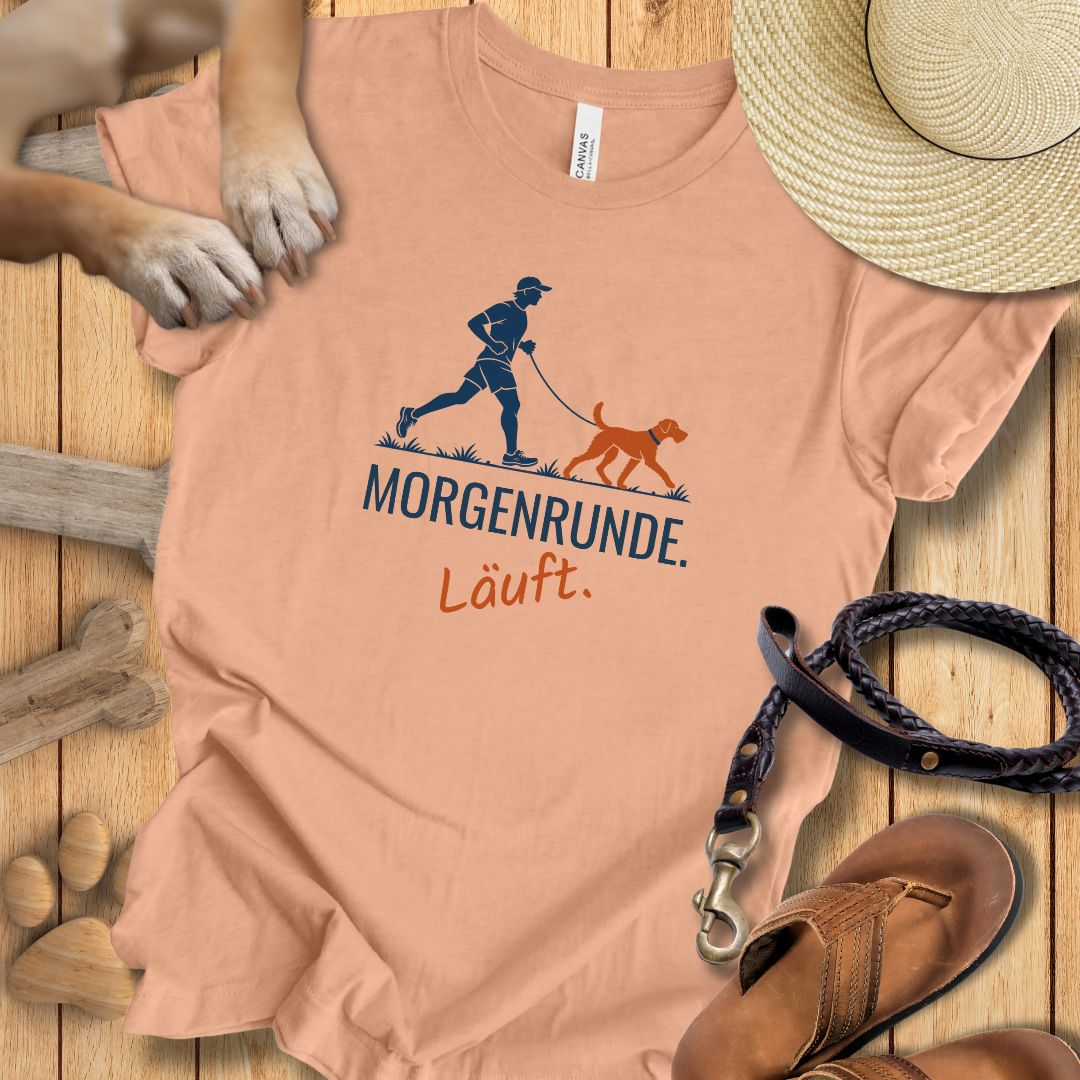 Morgenrunde Mann - Premium T-Shirt Modern Fit - Weich & Leicht