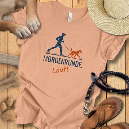 Morgenrunde Mann - Premium T-Shirt Modern Fit - Weich & Leicht