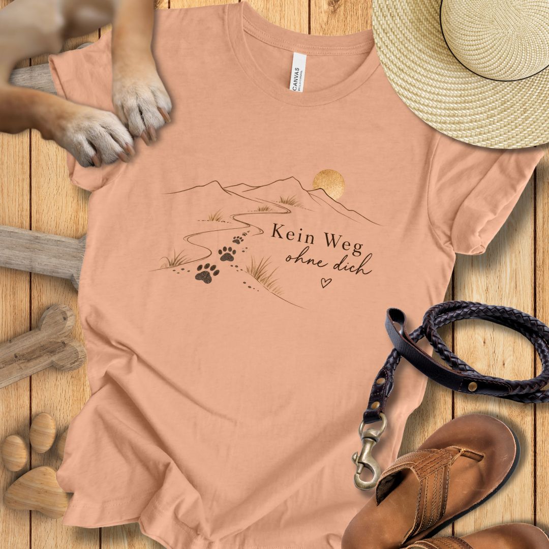 Kein Weg ohne dich - Premium T-Shirt Modern Fit - Weich & Leicht