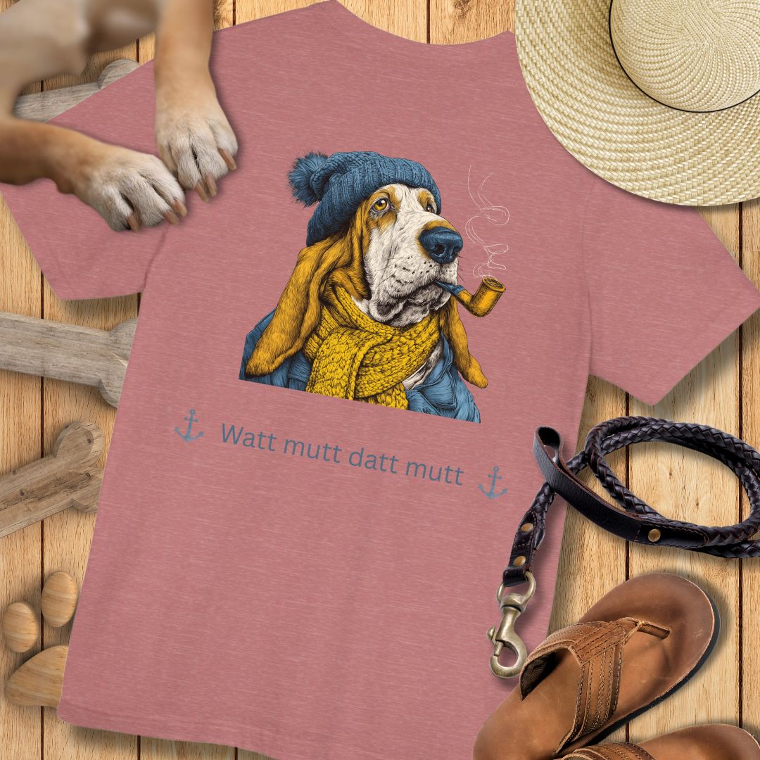 Watt mutt datt mutt - Vorne & Hinten - T-Shirt Unisex Modern Fit Premium Qualität