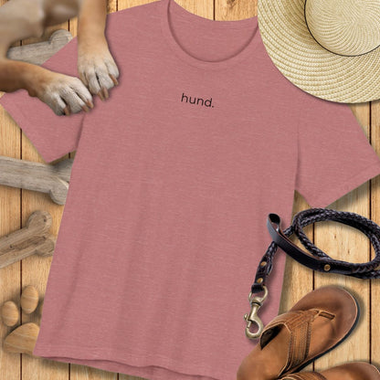hund. - Vorne & hinten - T-Shirt Unisex Modern Fit - Weich & Leicht