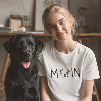 Heimatgrüsse - Moin - Premium T-Shirt Modern Fit - Weich & Leicht