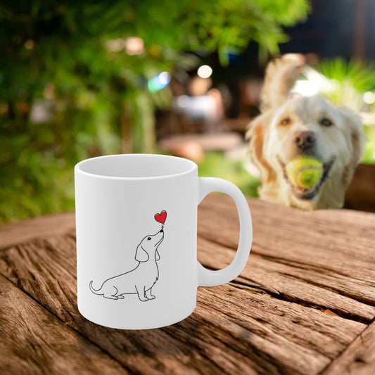 Herzenshunde - Dackel - Tasse