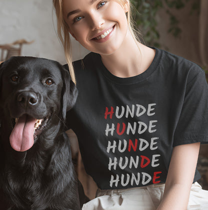 HUNDE Reihenweise - T-Shirt Unisex Classic Fit - Bequemer Klassiker