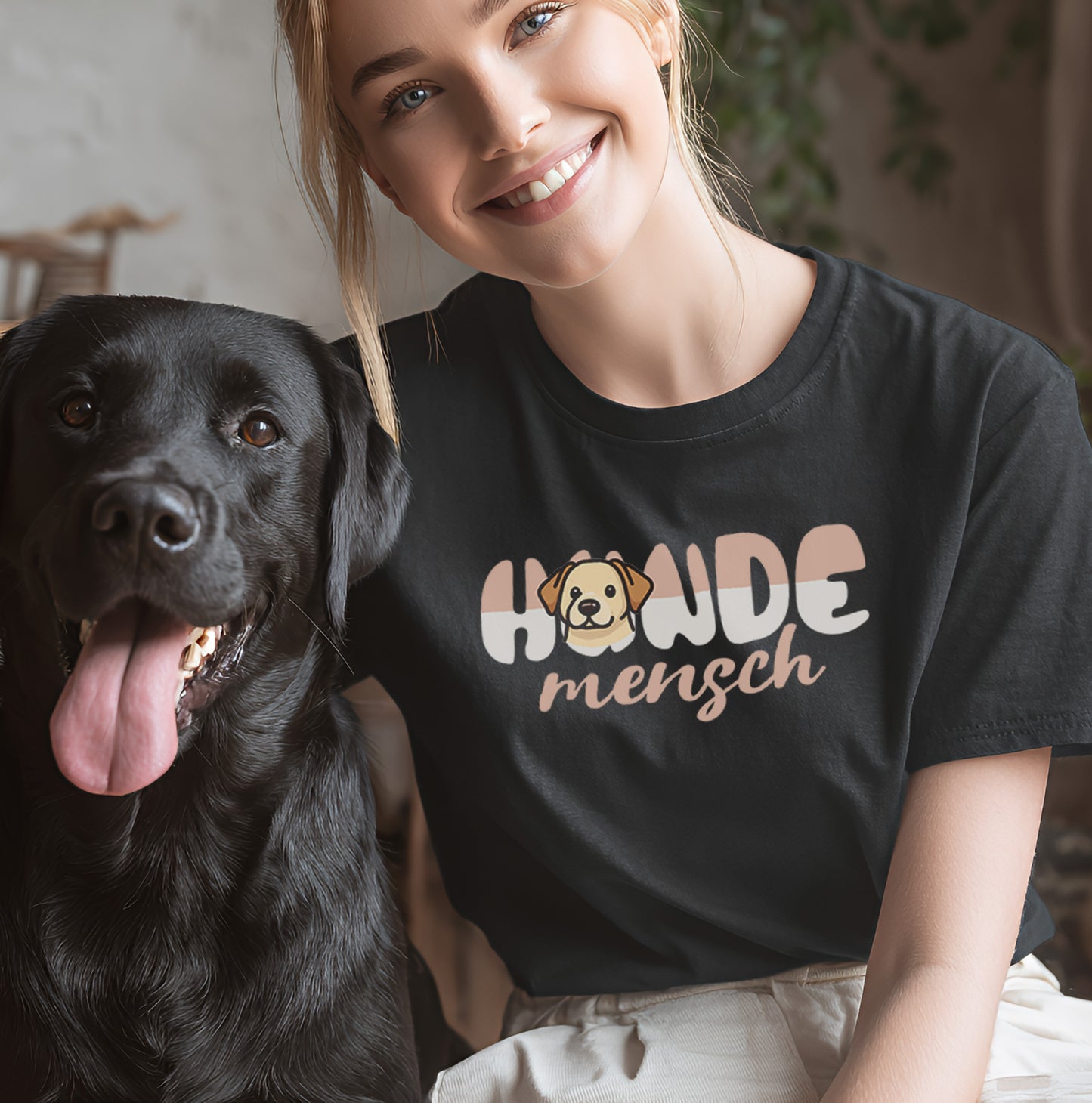 Hundemensch - T-Shirt Unisex Modern Fit - Weich & Leicht