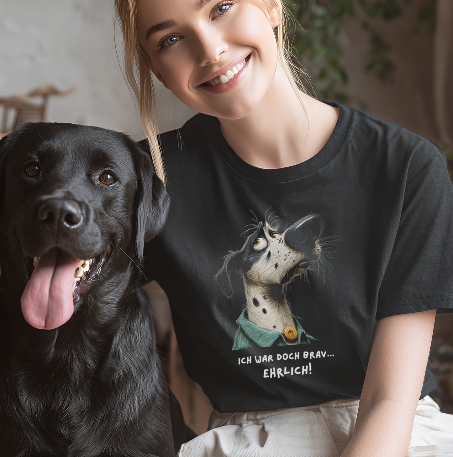 Ich war doch brav - T-Shirt Unisex Modern Fit - Weich & Leicht