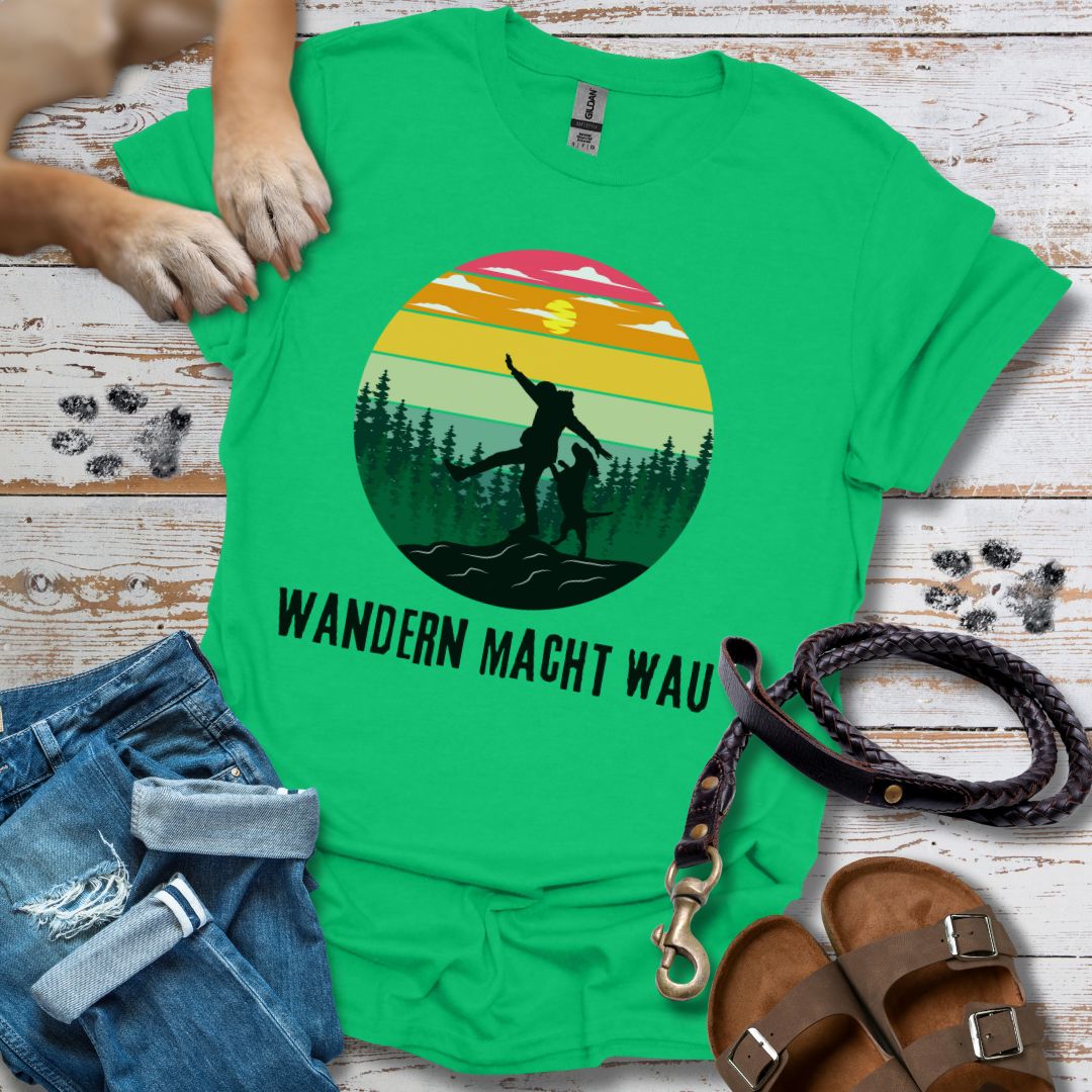 Wandern macht Wau - T-Shirt Unisex Classic Fit - Bequemer Klassiker