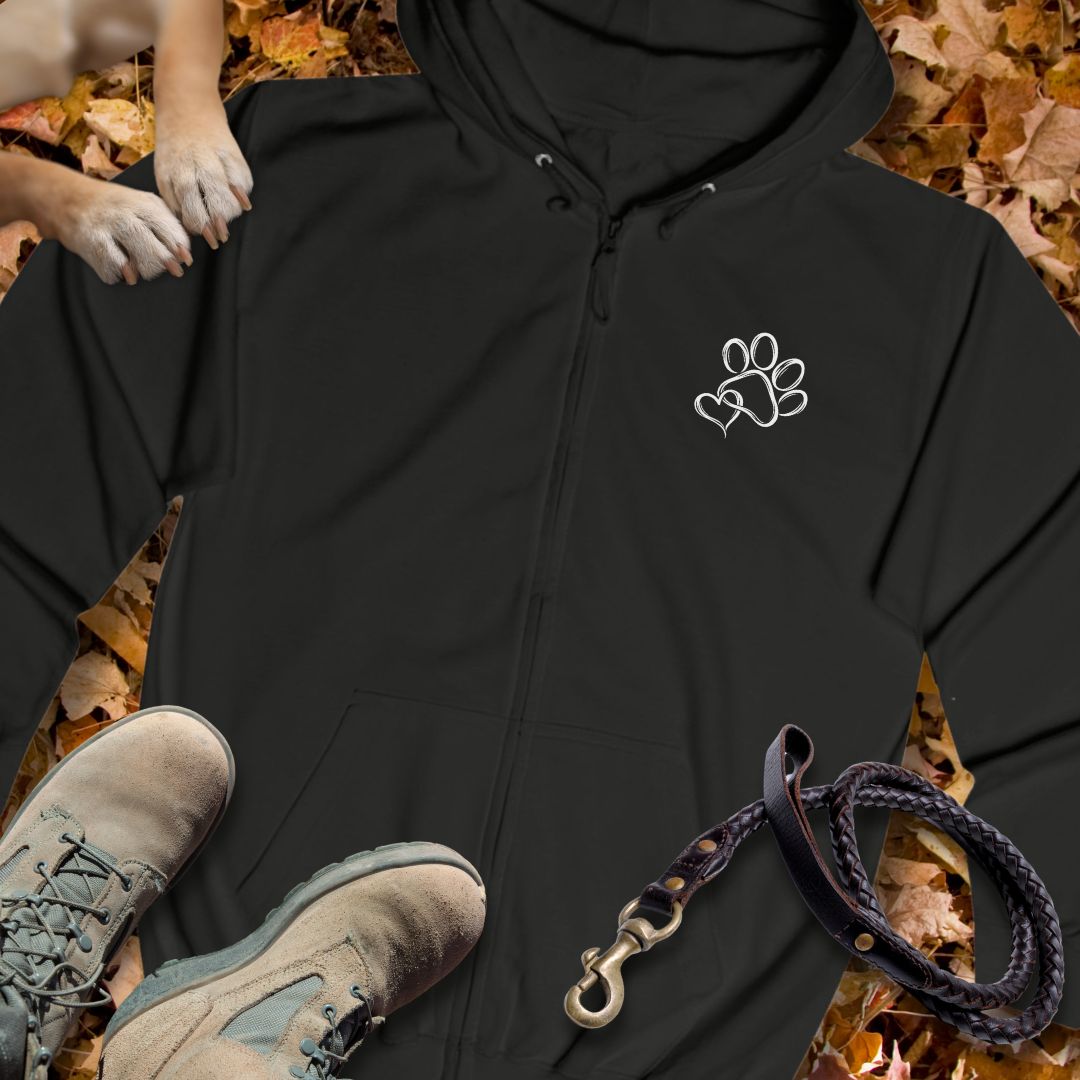 Unzertrennlich - Vorne & Hinten - Unisex Zip Hoodie Classic Fit