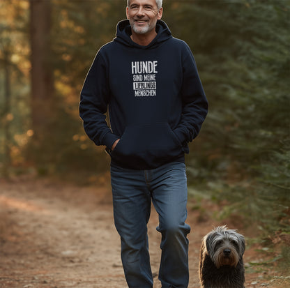 Hunde sind meine Lieblingsmenschen - Unisex Modern Fit Hoodie