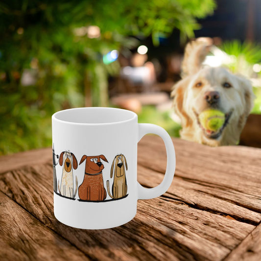 Acht Hunde - Tasse