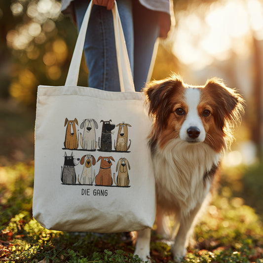 Acht Hunde Gang - Tasche