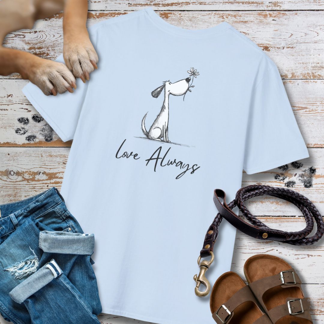 Love Always - Vorne & Hinten - T-Shirt Unisex Classic Fit - Bequemer Klassiker
