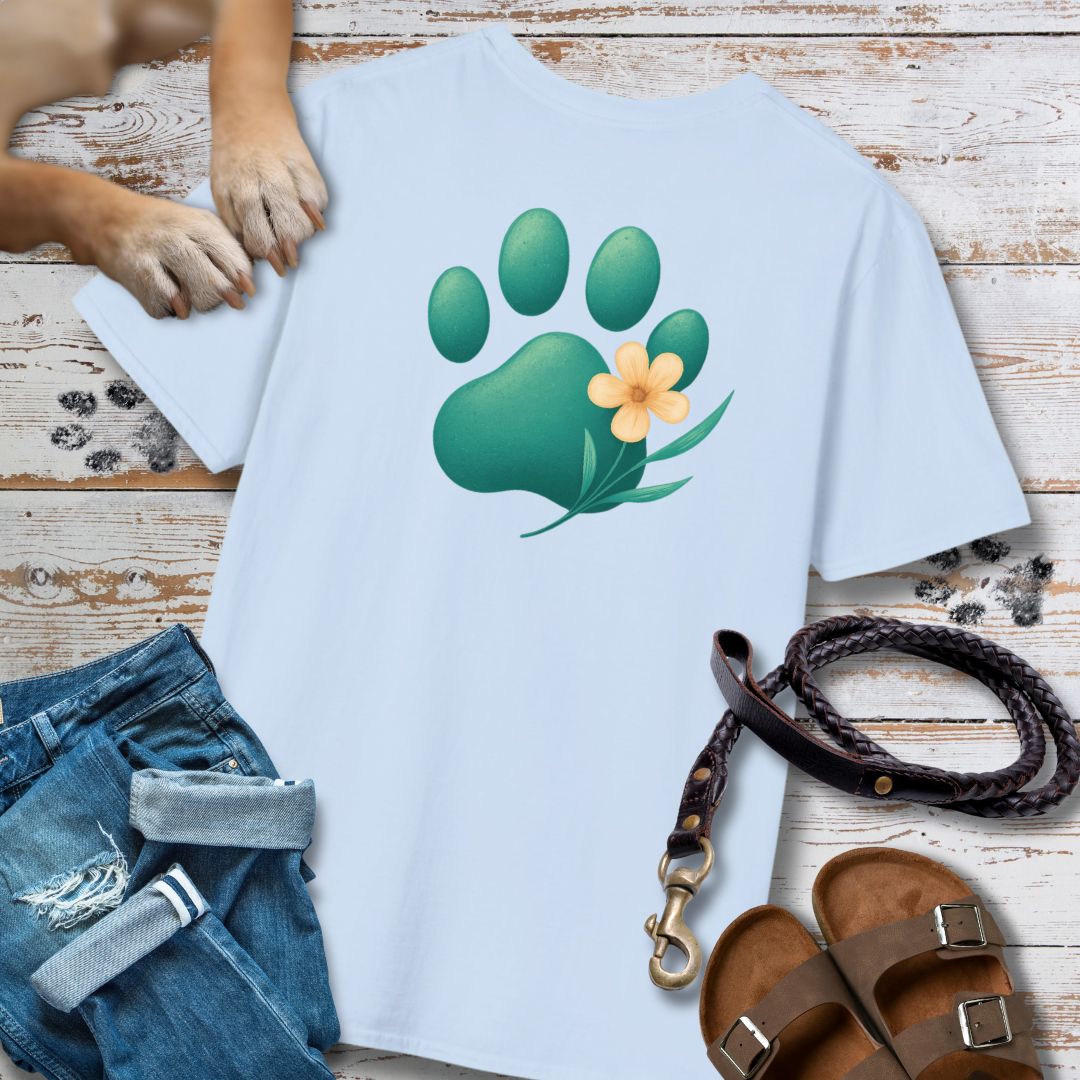T-Shirt des Monats März "Frühlingspfote" - T-Shirt Unisex Classic Fit - Bequemer Klassiker