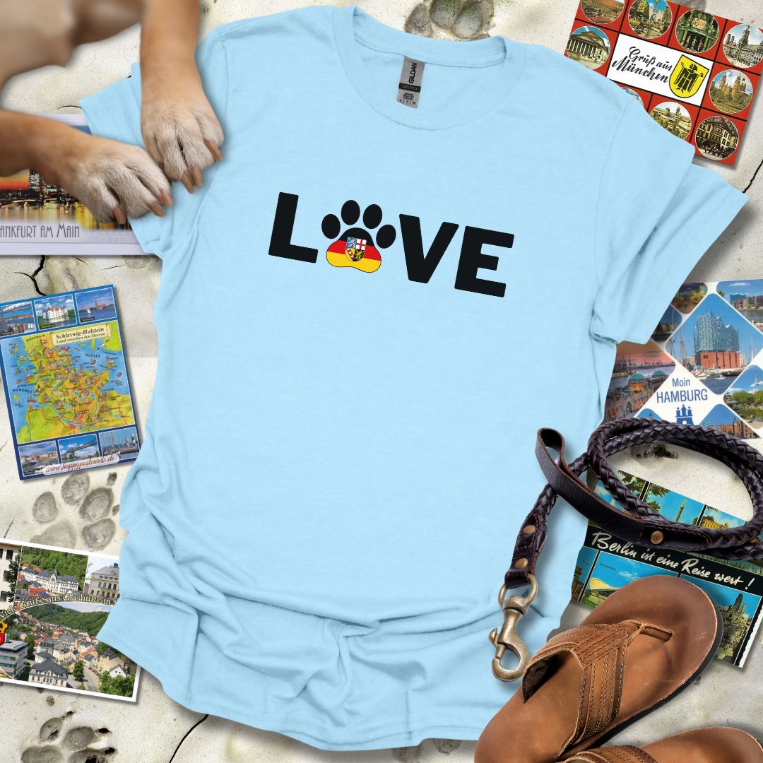 Love Pfote - Saarland - T-Shirt Unisex Relaxed Fit
