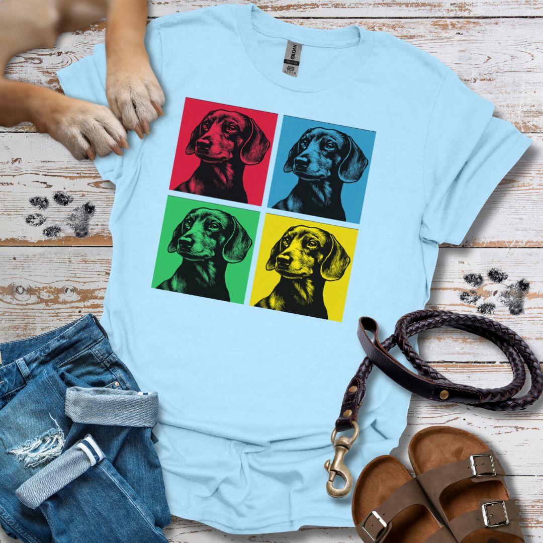 Pop Art Dackel - T-Shirt Unisex Relaxed Fit