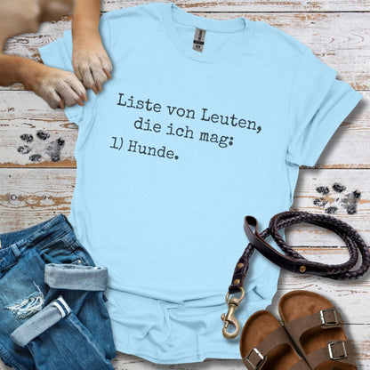 Liste von Leuten, die ich mag - T-Shirt Unisex Classic Fit - Bequemer Klassiker