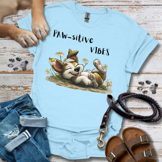 Paw-sitive Vibes - T-Shirt Unisex Relaxed Fit