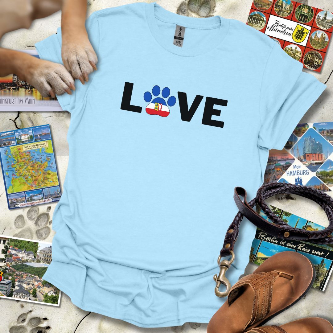 Love Pfote - Schleswig Holstein - T-Shirt Unisex Relaxed Fit