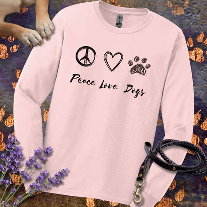 Peace Love Dogs - Unisex Longsleeve Classic Fit
