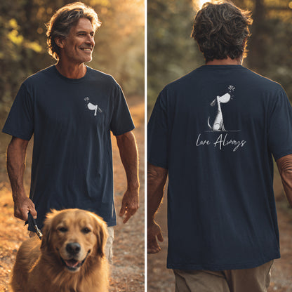 Love Always - Vorne & Hinten - T-Shirt Unisex Classic Fit - Bequemer Klassiker