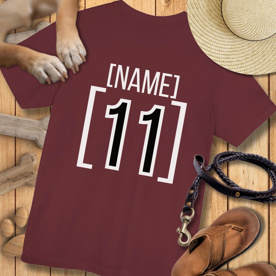 Mein Hund. Mein Team.  Personalisierbar Vorne & Hinten - WM-Edition - Modern Fit - Weich & Leicht