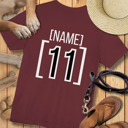 Mein Hund. Mein Team.  Personalisierbar Vorne & Hinten - WM-Edition - Modern Fit - Weich & Leicht