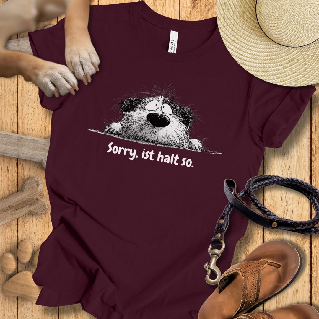 Sorry, ist halt so - Premium T-Shirt Modern Fit - Weich & Leicht