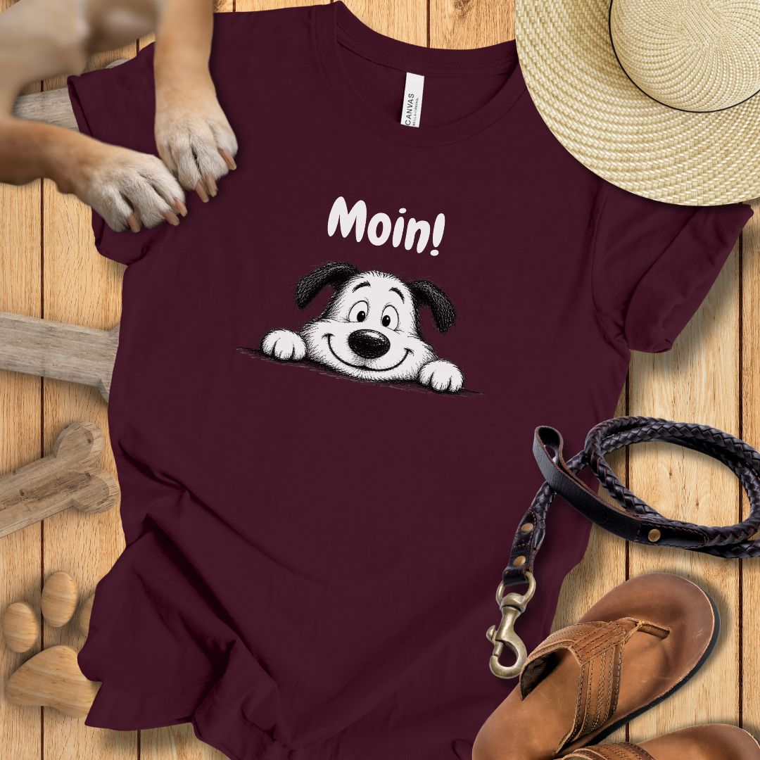 Moin! - Premium T-Shirt Modern Fit Weich & Leicht