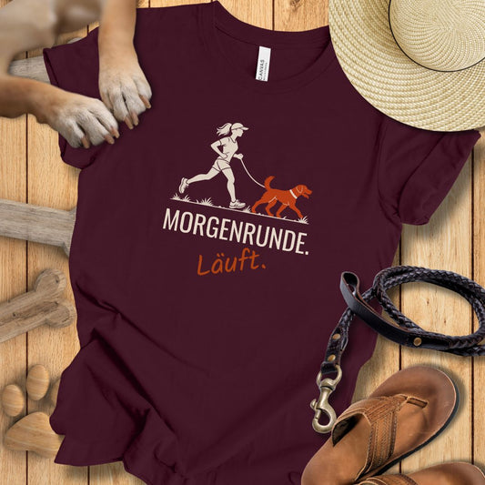 Morgenrunde Frau - Premium T-Shirt Modern Fit - Weich & Leicht