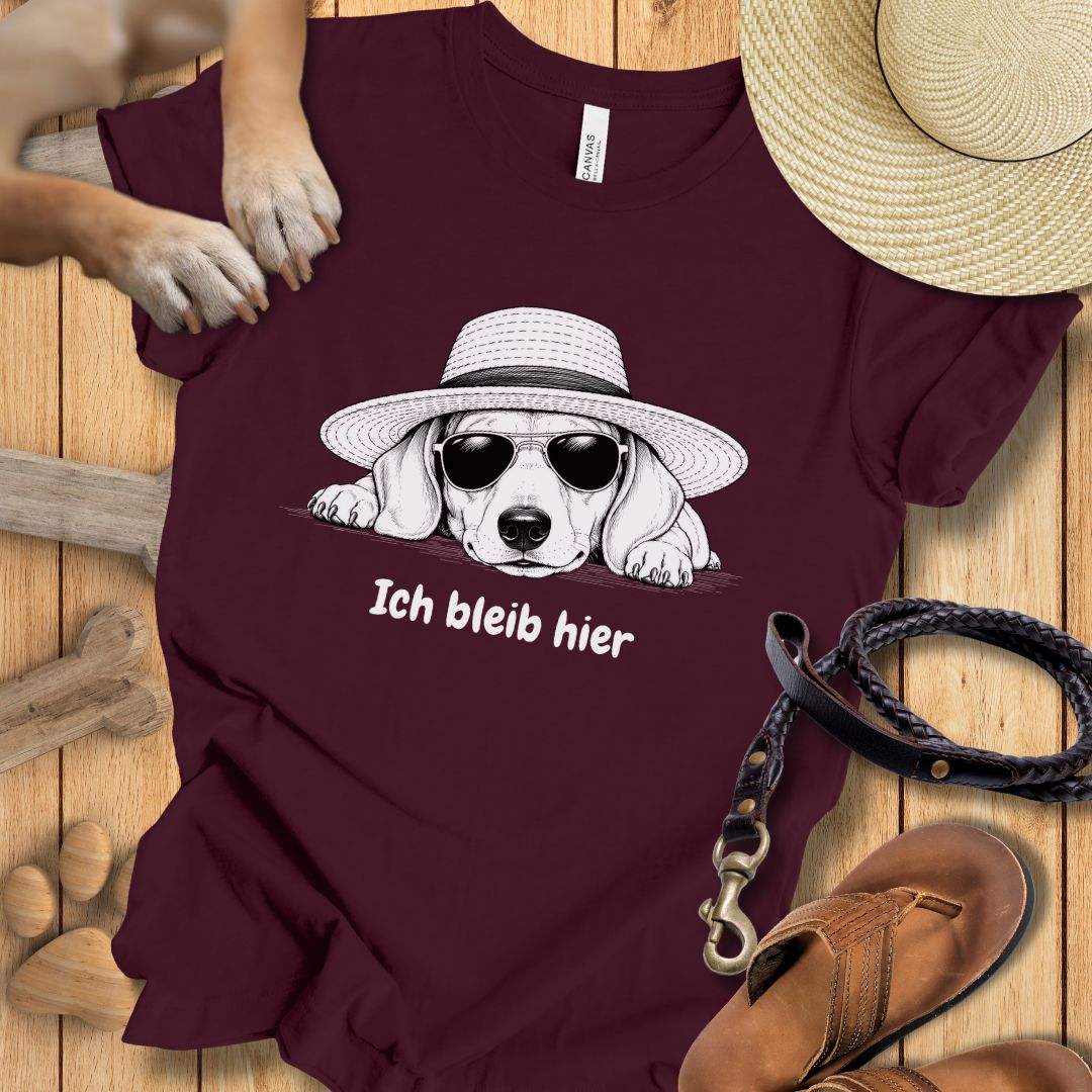 T-Shirt des Monats August - Ich bleib hier - Modern Fit - Weich & Leicht