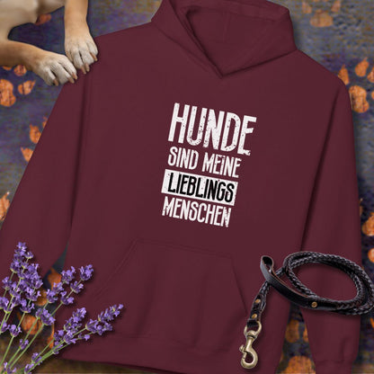 Hunde sind meine Lieblingsmenschen - Unisex Modern Fit Hoodie