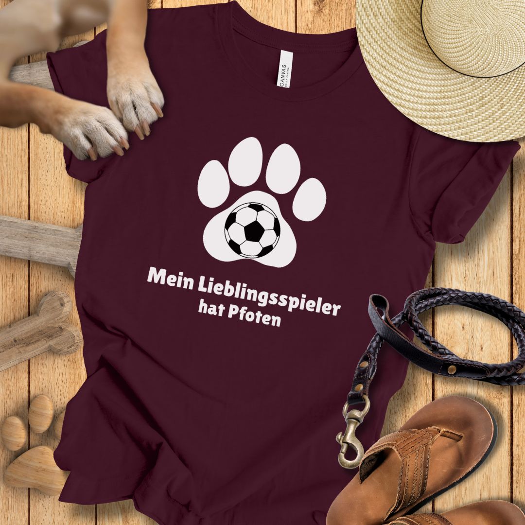 Mein Lieblingsspieler hat Pfoten - WM-Edition - T-Shirt Unisex Modern Fit - Weich & Leicht