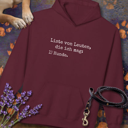 Liste von Leuten, die ich mag - Unisex Modern Fit Hoodie
