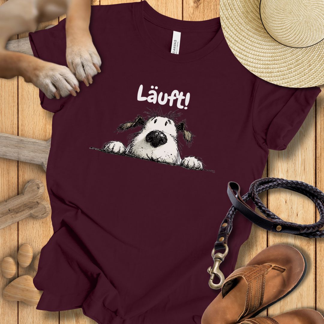 Läuft! - T-Shirt Unisex Modern Fit Weich & Leicht