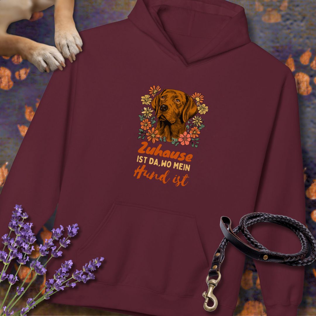Zuhause ist da wo mein Hund ist - Red Fox Labrador - Unisex Modern Fit Hoodie