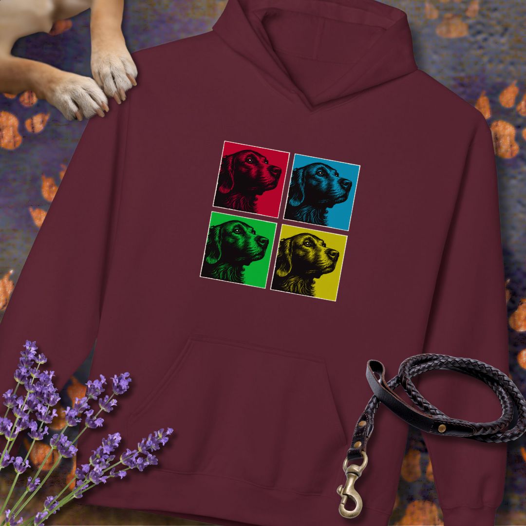 Pop Art Golden Retriever - Unisex Modern Fit Hoodie
