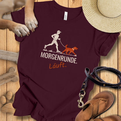 Morgenrunde Mann - Premium T-Shirt Modern Fit - Weich & Leicht