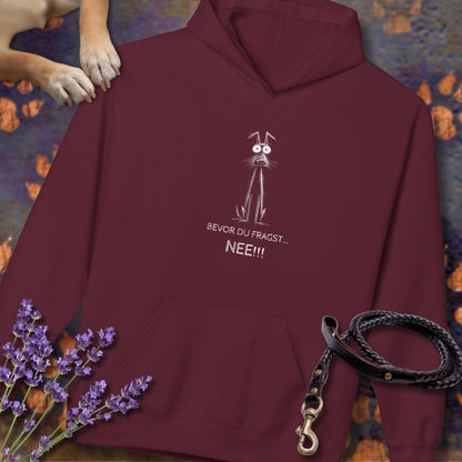 Bevor Du fragst NEE - Unisex Modern Fit Hoodie