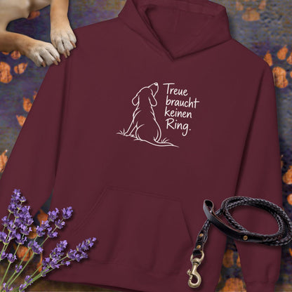 Treue braucht keinen Ring - Unisex Modern Fit Hoodie