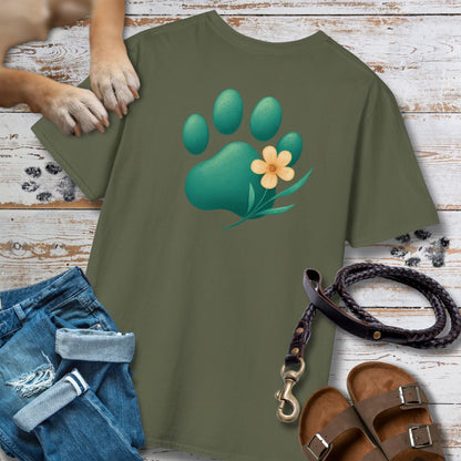 T-Shirt des Monats März "Frühlingspfote" - T-Shirt Unisex Classic Fit - Bequemer Klassiker