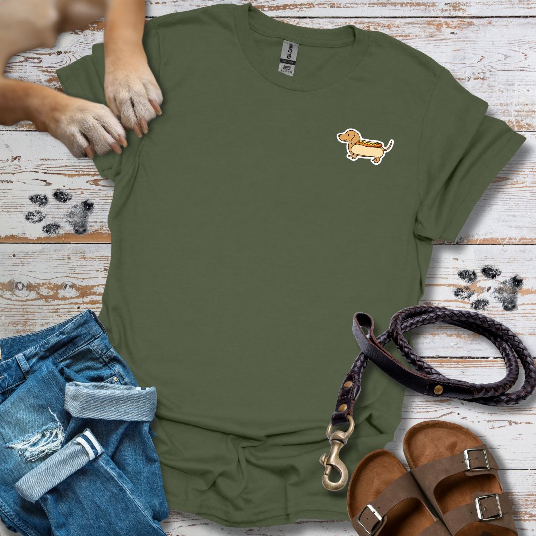 Hot Dog Dackel - T-Shirt Unisex Relaxed Fit