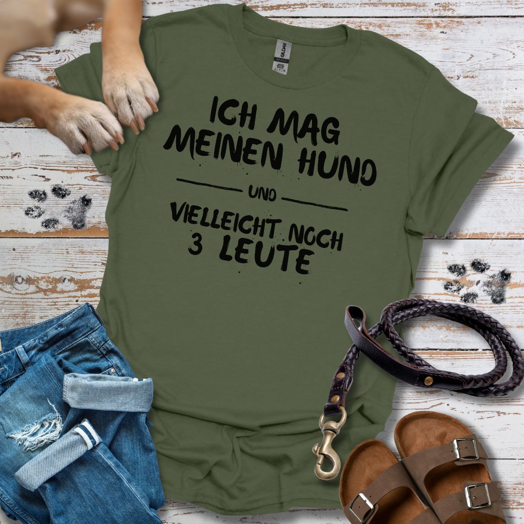Ich mag meinen Hund - T-Shirt Unisex Relaxed Fit
