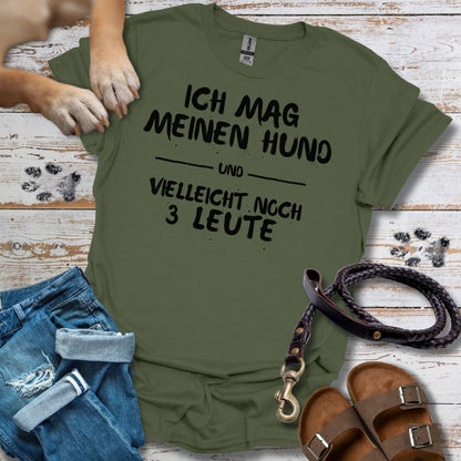 Ich mag meinen Hund - T-Shirt Unisex Classic Fit Standard Qualität