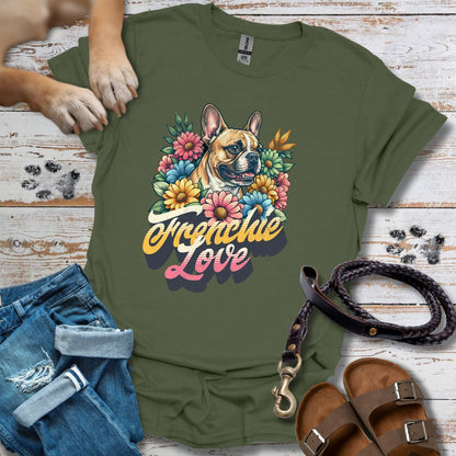 Frenchie Love - Französische Bulldogge - T-Shirt Unisex Classic Fit - Bequemer Klassiker