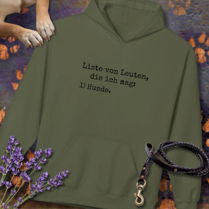 Liste von Leuten, die ich mag - Unisex Modern Fit Hoodie