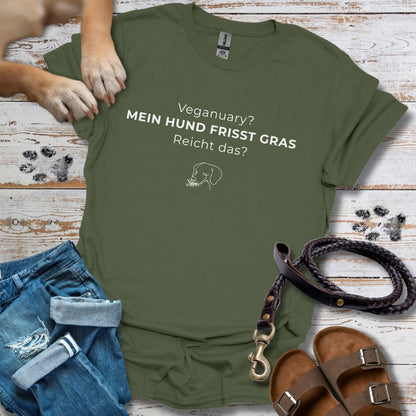 T‑Shirt des Monats Januar "Veganuary" - T-Shirt Unisex Classic Fit - Bequemer Klassiker