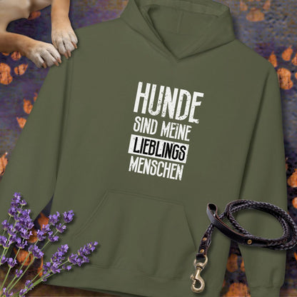 Hunde sind meine Lieblingsmenschen - Unisex Modern Fit Hoodie