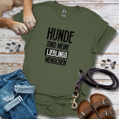 Hunde sind meine Lieblingsmenschen - T-Shirt Unisex Classic Fit Standard Qualität