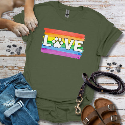 Pride Pfote - T-Shirt Unisex Classic Fit - Bequemer Klassiker